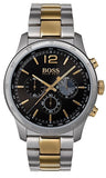 Hugo Boss 1513529 Professional Men's Watch – Black Dial & Two-Tone Steel Bracelet