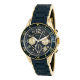Marc Jacobs Rock Chronograph Green Dial Green Silicone Strap Watch for Women - MBM2597