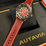 Tag Heuer Autavia Maroon Dial Watch for Men - WBE5193.FC8300