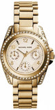 Michael Kors MK5639 Blair Chronograph Women's Watch – Gold Dial & Gold Steel Bracelet