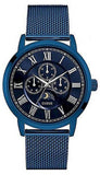 Guess W0871G3 Delancey Analog Quartz Men's Watch – Blue Dial & Blue Mesh Bracelet