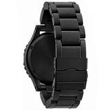 Nixon 42-20 Chrono Black Dial Black Steel Strap Watch for Men - A037-1041