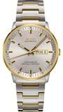 Mido M021.431.22.071.00 Commander II Automatic Chronometer Men's Watch – Silver Dial & Two-Tone Steel Strap