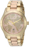 Michael Kors MK6476 Layton Quartz Women's Watch – Rose Gold Dial & Gold Stainless Steel Bracelet