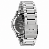 Nixon 42-20 Chrono Silver Dial Silver Steel Strap Watch for Men - A037-945