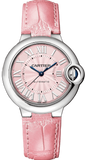 Cartier Ballon Bleu de Cartier Women's Watch WSBB0031 with Pink Dial & Pink Leather Strap