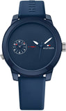 Tommy Hilfiger 1791325 Denim Quartz Men's Watch – Blue Dial & Blue Rubber Strap