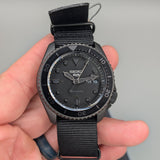 Seiko 5 Sports SRPD79K1 Automatic Men's Watch – Black Dial & Black NATO Strap