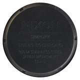Nixon 51-30 Chronograph Black Dial Black Steel Strap Watch for Men - A083-1041