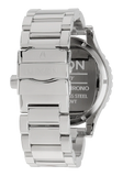Nixon 51-30 Chrono Silver Dial Silver Steel Strap Watch for Men - A083-488