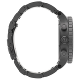 Nixon 51-30 Chrono Gunmetal Dial Gunmetal Steel Strap Watch for Men - A083-632