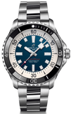 Breitling Superocean Automatic 44mm A17376211C1A1 Men's Watch with Blue Dial & Silver Steel Strap