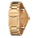 Nixon Sentry Green Dial Gold Steel Strap Watch for Men - A356-1919