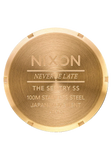 Nixon Sentry Black Dial Gold Steel Strap Watch for Men - A356-510