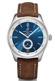 Breitling Premier Automatic 40mm A37340351C1X2 Men's Watch with Blue Dial & Brown Leather Strap