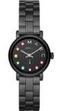 Marc Jacobs MBM3425 Baker Women's Watch – Black Dial & Black Steel Strap