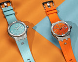 Maurice Lacroix AI6008 Aikon Automatic Men’s Watch – Sky Blue Dial & Silver Steel Strap