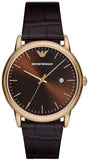 Emporio Armani AR2503 Luigi Classic Men's Watch – Brown Dial & Brown Leather Strap