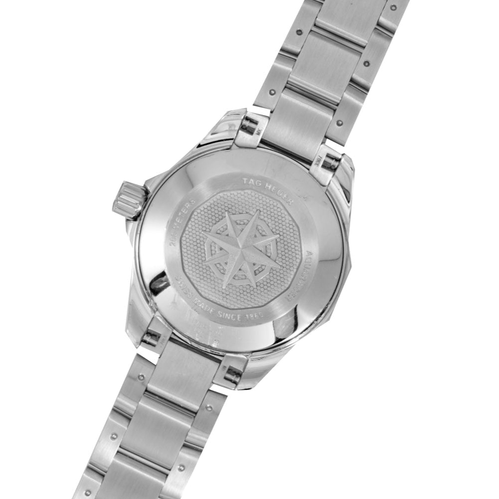 Tag Heuer Aquaracer Professional 200 Quartz Diamond Mother of Pearl Dial Silver Steel Strap Watch for Women - WBP1416.BA0622
