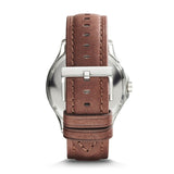 Armani Exchange Hampton AX2133 Men's Chronograph Watch – Blue Dial with Brown Leather Strap