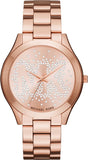 Michael Kors MK3591 Slim Runway Women's Watch – Rose Gold Dial & Rose Gold Steel Bracelet