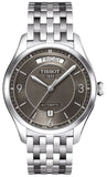 Tissot T038.430.11.067.00 T-Classic T-One Automatic Men's Watch – Grey Dial & Silver Steel Bracelet