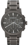 Burberry BU9354 The City Quartz Men's Watch – Grey Dial & Gunmetal Grey Steel Bracelet