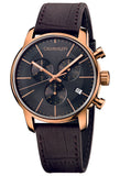 Calvin Klein K2G276G3 City Chronograph Men's Watch – Grey Dial with Brown Leather Strap