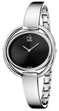 Calvin Klein K4F2N111 Impetuous Quartz Women's Watch – Black Dial & Silver Steel Bracelet