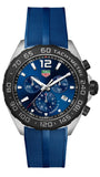 Tag Heuer Formula 1 Chronograph Men's Watch CAZ101AV.FT8077 – Blue Dial with Blue Rubber Strap