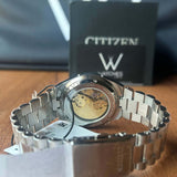 Citizen Tsuyosa NJ0151-88X Men's Automatic Watch – Blue Dial with Silver Steel Strap