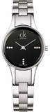 Calvin Klein K4323102 Simplicity Diamonds Quartz Women's Watch – Black Dial & Silver Steel Bracelet