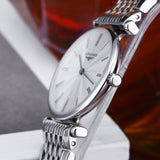 Longines L4.209.4.71.6 La Grande Classique Quartz Women's Watch – White Dial & Silver Steel Bracelet