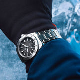 Tag Heuer Aquaracer Professional 200 Quartz Black Dial Silver Steel Strap Watch for Men - WBP1110.BA0627