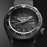 Seiko 5 Sports SRPD79K1 Automatic Men's Watch – Black Dial & Black NATO Strap