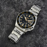 Seiko 5 Sport SRPK99K1 SKX Series Automatic Men's Watch – Black Dial & Silver Steel Bracelet