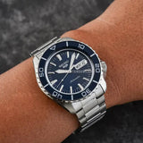 Seiko 5 Sports SRPK97K1 Automatic Men's Watch – Blue Dial & Silver Stainless Steel Bracelet