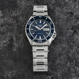 Seiko 5 Sports SRPK97K1 Automatic Men's Watch – Blue Dial & Silver Stainless Steel Bracelet