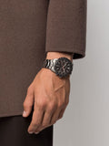 Hugo Boss Allure Chronograph Black Dial Silver Steel Strap Watch for Men - 1513922