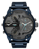 Diesel DZ7414 Daddy 2.0 Chronograph Men's Watch – Grey Dial & Blue Stainless Steel Strap