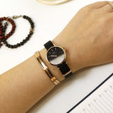 Daniel Wellington DW00100247 Petite Cornwall Women's Watch – Black Dial & Black Nylon Strap