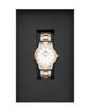 Daniel Wellington Iconic Link White Dial Two Tone Steel Strap Watch For Women - DW00100358
