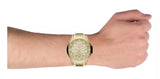 Armani Exchange Hampton AX2415 Men's Chronograph – Gold Dial with Matching Gold-Tone Stainless Steel Bracelet