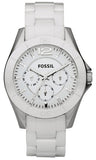 Fossil CE1002 Ceramic Women's Watch – White Dial & White Ceramic Bracelet