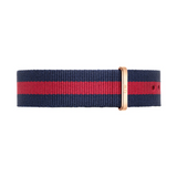 Daniel Wellington Classic Oxford White Dial Two Tone NATO Strap Watch For Women - DW00100029