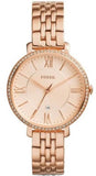 Fossil ES3632 Jacqueline Women's Watch – Rose Gold Dial & Rose Gold Steel Strap