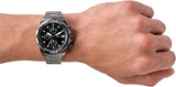 Fossil FS5852 Bronson Chronograph Men’s Watch – Black Dial with Grey Steel Strap
