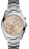 Fossil ES4146 Perfect Boyfriend Women's Watch – Taupe Dial & Silver Steel Strap