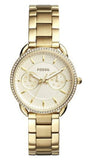 Fossil ES4263 Tailor Women's Watch – Gold Dial & Gold Steel Bracelet