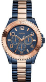 Guess W0231L6 BFF Multifunction Quartz Women's Watch – Blue Dial & Two-Tone Steel Bracelet